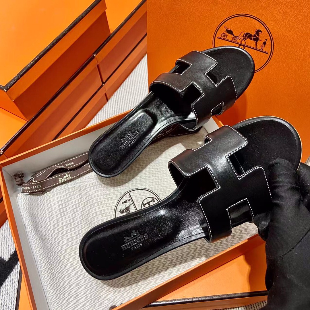 에르메스 올수공 오아시스 슬리퍼 샌들 스위프트 17